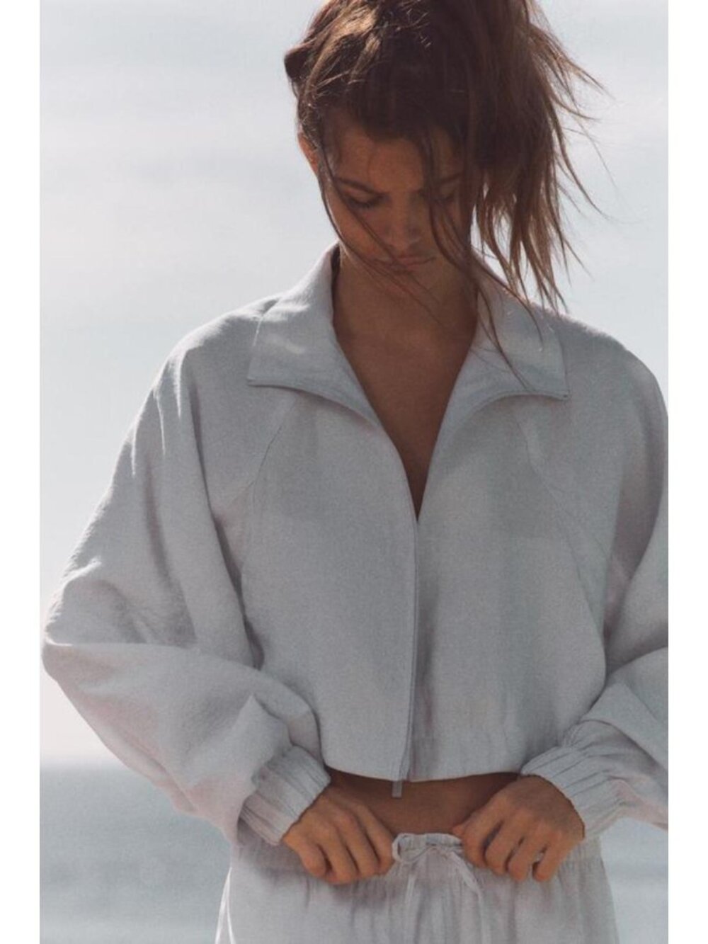 ZARA FLUID CROP JACKET